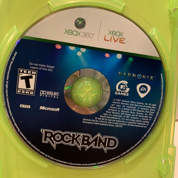 XBOX 360 ROCK BAND GAME. - Picture 5 of 7